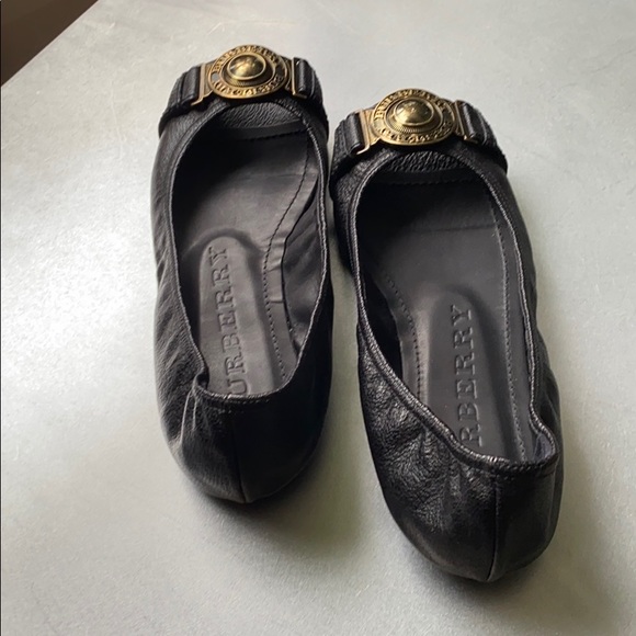 BURBERRY Medallion peep-toe flats - BRAND NEW - Picture 3 of 7